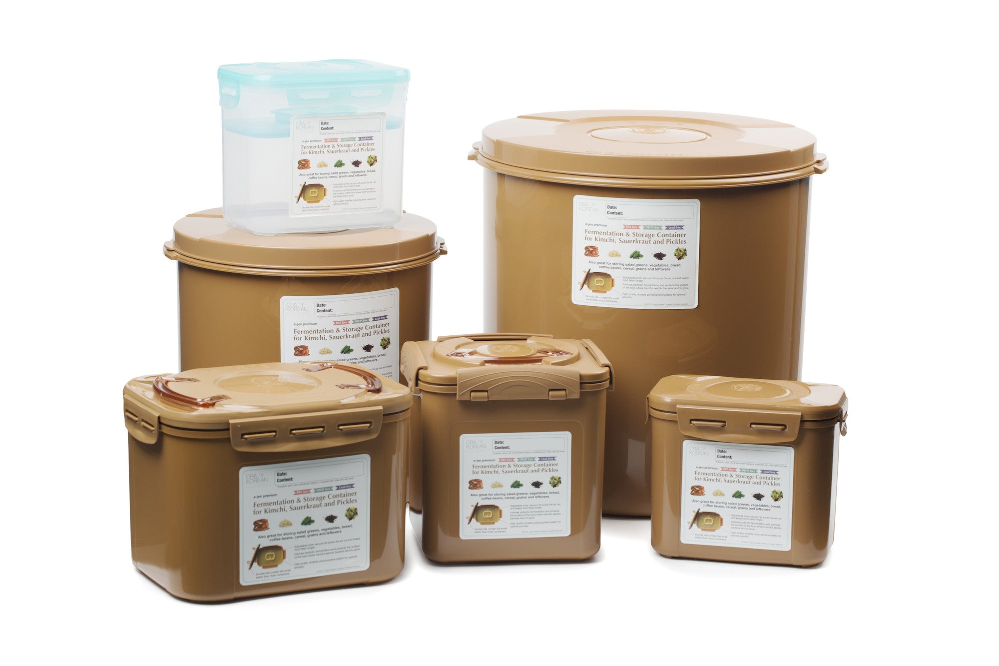 Fermentation Crock with Inner Lid