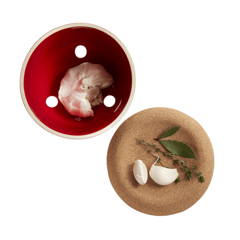 Ceramic Garlic Storage Pot
